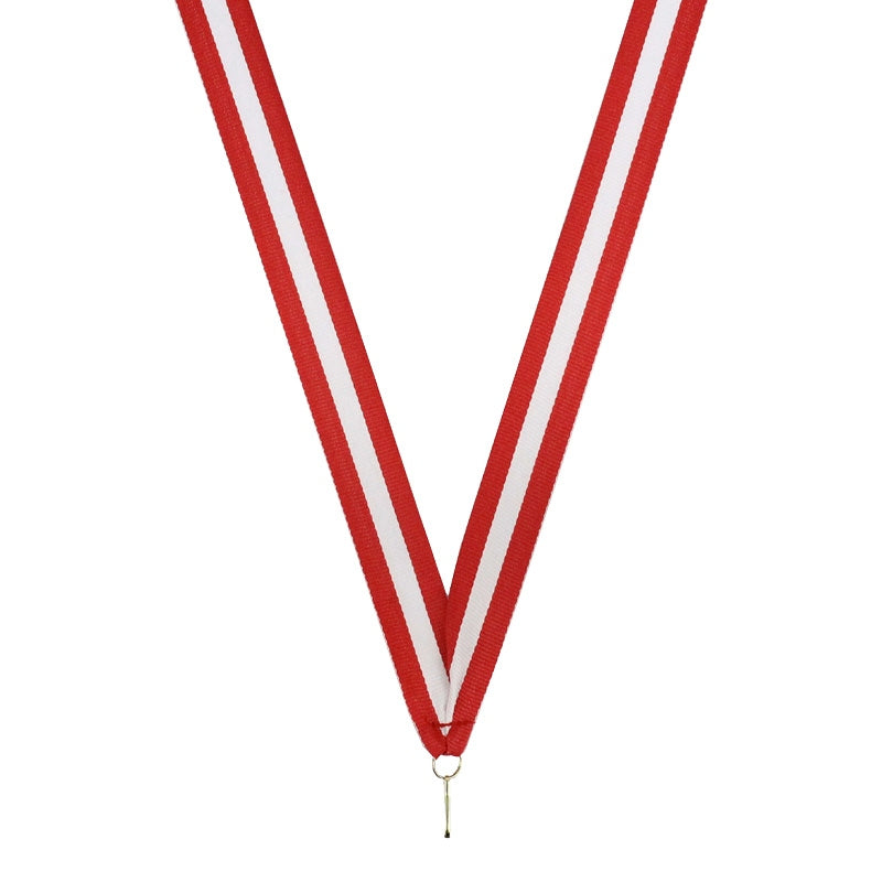 Halslint Rood-wit-rood