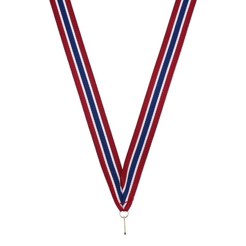 Halslint Rood-wit-blauw-wit-rood