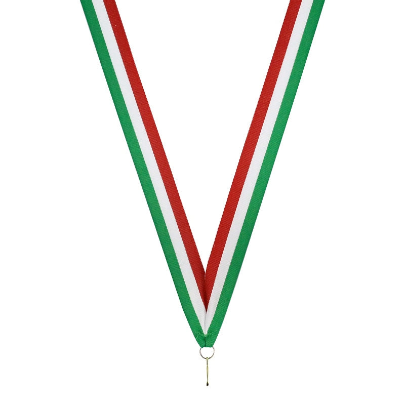 Halslint Groen-wit-rood