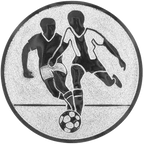 Sportafbeelding ø25 mm voetbal man A1-001