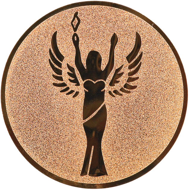 Sportafbeelding ø25 mm overwinning A1-003