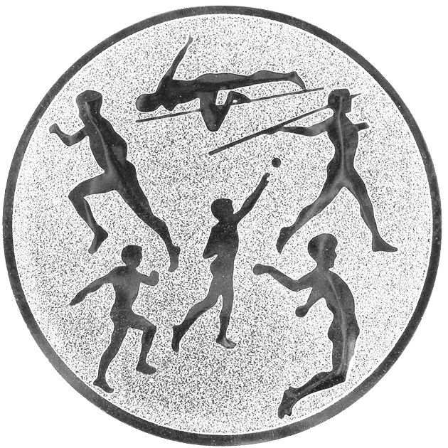Sportafbeelding ø25 mm atletiek A1-006