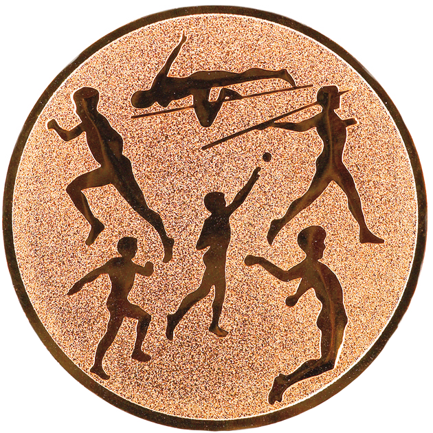 Sportafbeelding ø25 mm atletiek A1-006