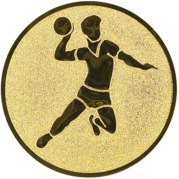Sportafbeelding ø25 mm handbal A1-007