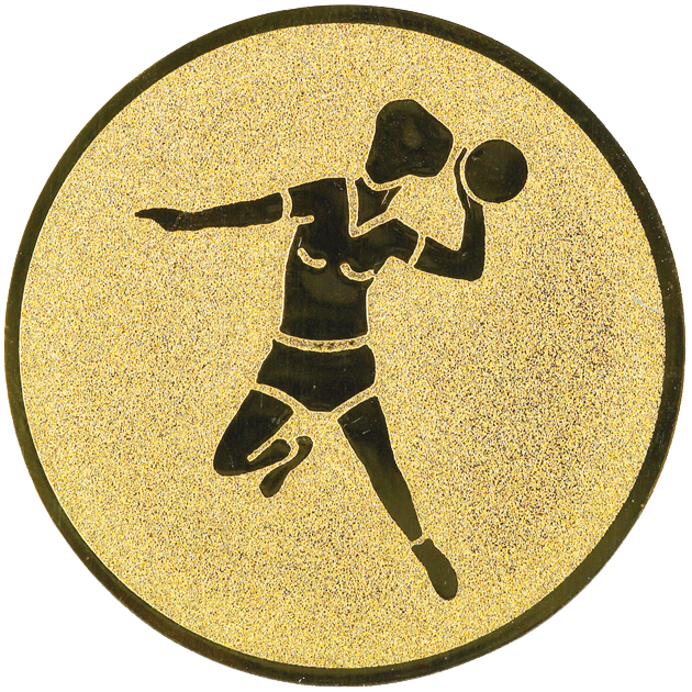 Sportafbeelding ø25 mm handbal A1-008