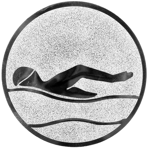 Sportafbeelding ø25 mm zwemmen A1-015