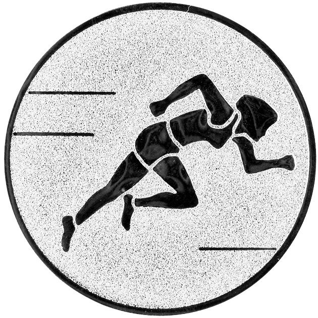 Sportafbeelding ø25 mm hardlopen A1-026