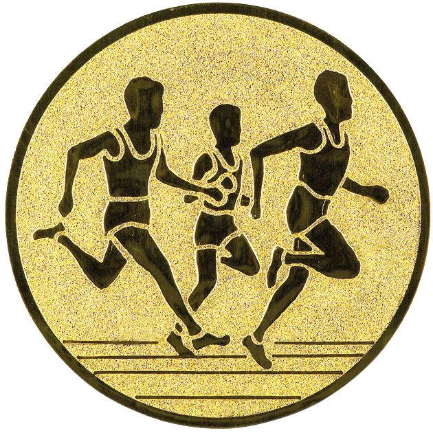 Sportafbeelding ø25 mm hardlopen A1-027