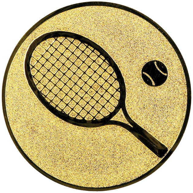Sportafbeelding ø25 mm tennis A1-033