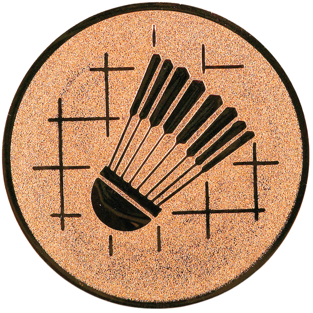 Sportafbeelding ø25 mm badminton A1-034