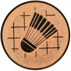 Sportafbeelding ø25 mm badminton A1-034