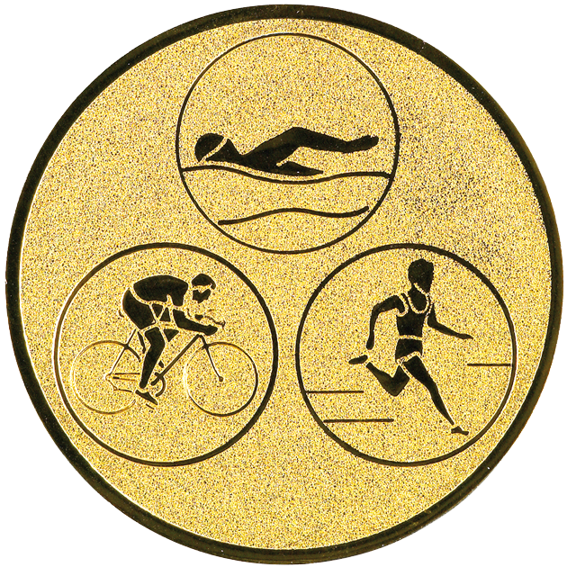 Sportafbeelding ø25 mm triatlon A1-074