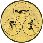 Sportafbeelding ø25 mm triatlon A1-074