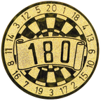 Sportafbeelding ø25 mm darts A1-088