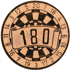 Sportafbeelding ø25 mm darts A1-088