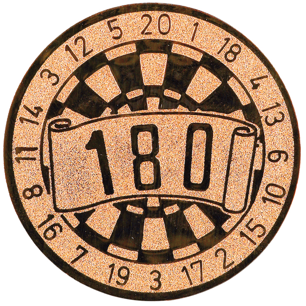 Sportafbeelding ø25 mm darts A1-088