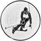 Sportafbeelding ø25 mm skiën A1-095