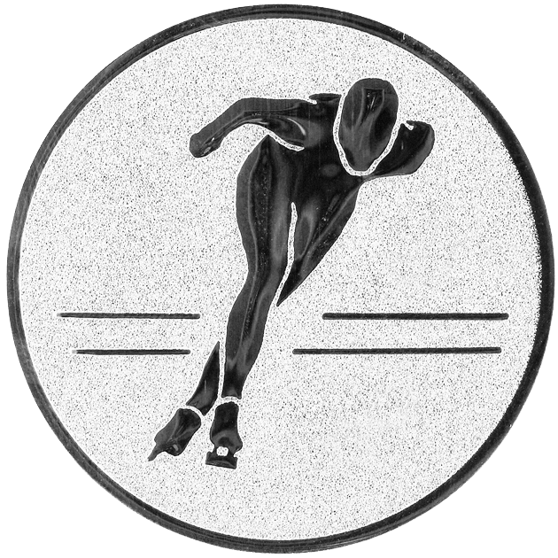 Sportafbeelding ø25 mm schaatsen A1-098