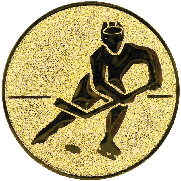 Sportafbeelding ø25 mm ijshockey A1-099