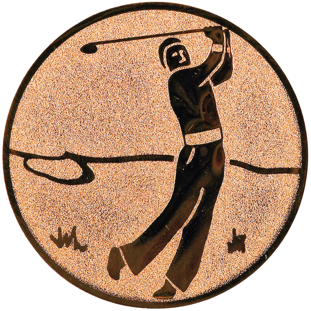 Sportafbeelding ø25 mm golf A1-109