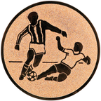 Sportafbeelding ø25 mm voetbal man A1-168