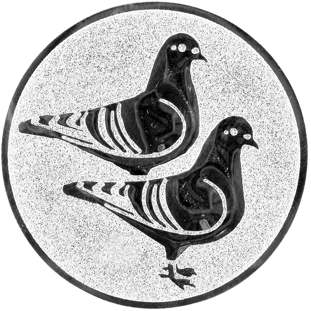 Sportafbeelding ø25 mm duif A1-174