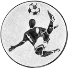 Sportafbeelding ø25 mm voetbal man A1-183