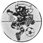 Sportafbeelding ø25 mm voetbal kind A1-189