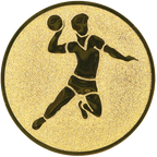 Sportafbeelding ø50 mm handbal A2-007