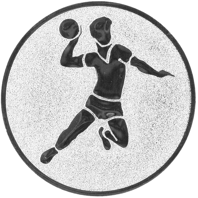 Sportafbeelding ø50 mm handbal A2-007