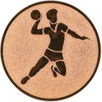 Sportafbeelding ø50 mm handbal A2-007