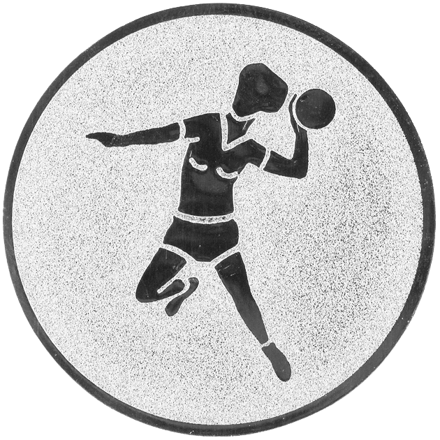 Sportafbeelding ø50 mm handbal A2-008
