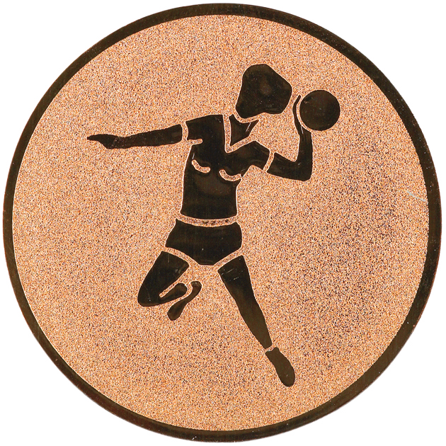 Sportafbeelding ø50 mm handbal A2-008