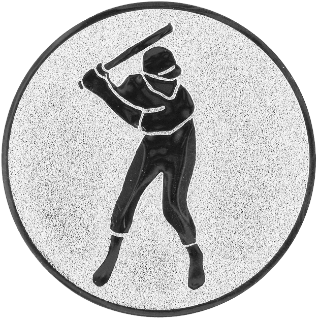 Sportafbeelding ø50 mm honkbal A2-011