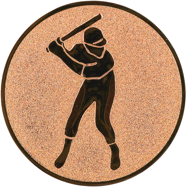 Sportafbeelding ø50 mm honkbal A2-011