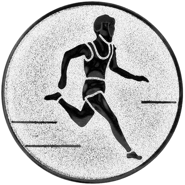 Sportafbeelding ø50 mm hardlopen A2-025