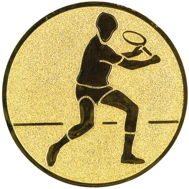 Sportafbeelding ø50 mm tennis A2-031