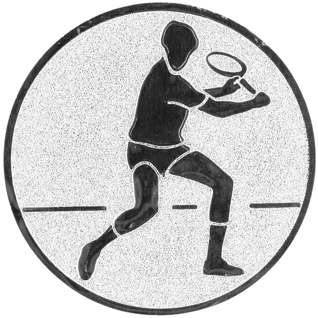 Sportafbeelding ø50 mm tennis A2-031
