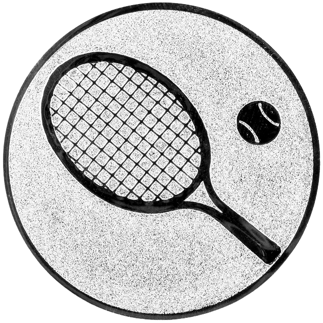 Sportafbeelding ø50 mm tennis A2-033