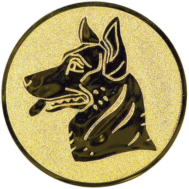 Sportafbeelding ø50 mm honden A2-069