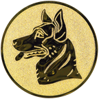 Sportafbeelding ø50 mm honden A2-069