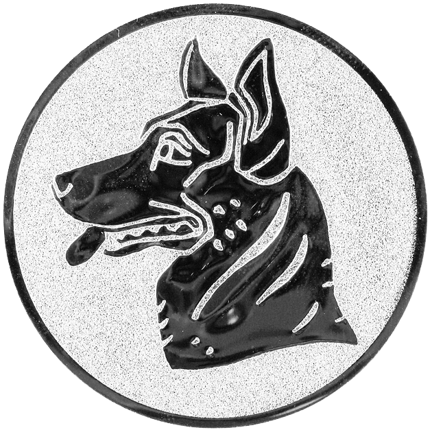 Sportafbeelding ø50 mm honden A2-069