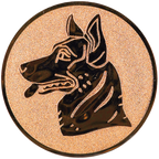 Sportafbeelding ø50 mm honden A2-069