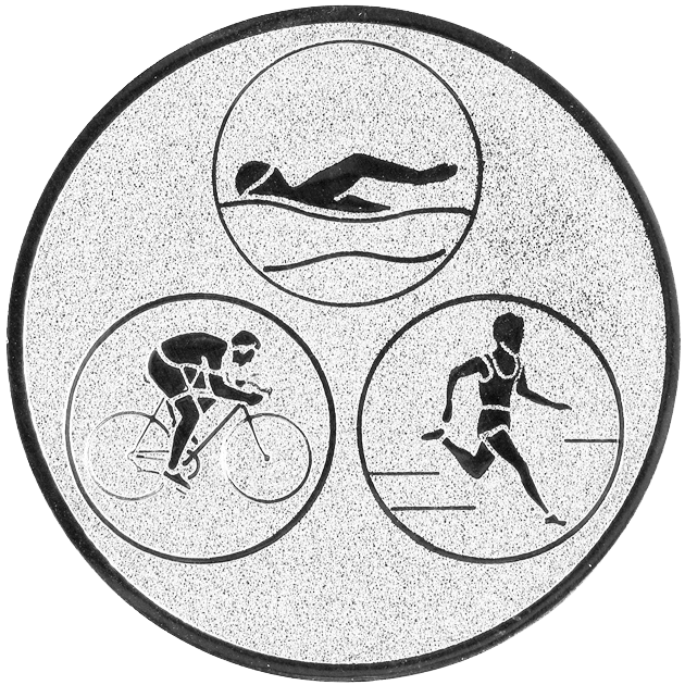 Sportafbeelding ø50 mm triatlon A2-074