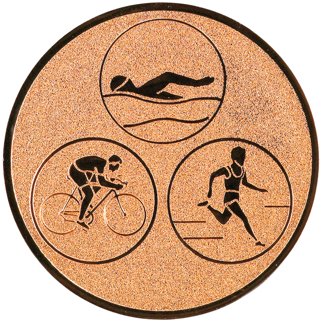 Sportafbeelding ø50 mm triatlon A2-074