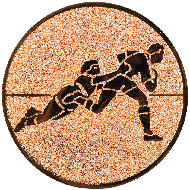 Sportafbeelding ø50 mm rugby A2-082