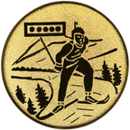 Sportafbeelding ø50 mm biatlon A2-094