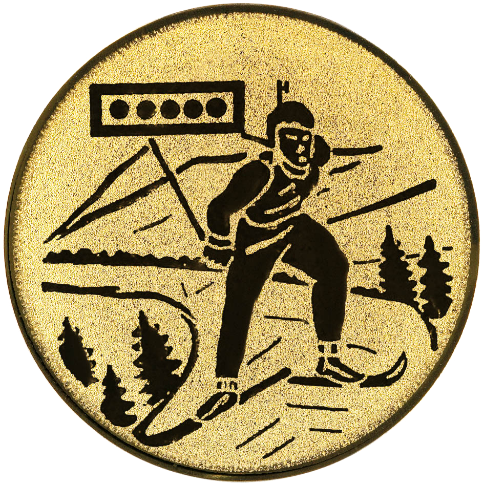 Sportafbeelding ø50 mm biatlon A2-094