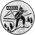 Sportafbeelding ø50 mm biatlon A2-094