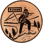 Sportafbeelding ø50 mm biatlon A2-094